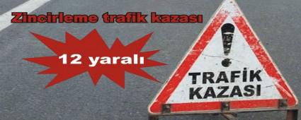 Bolu'da zincirleme trafik kazas�