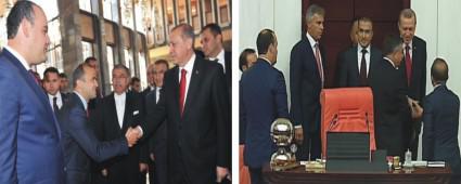 Erdo�an'� kar��lad�