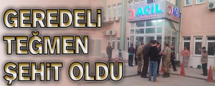 Gerede'ye �ehit ate�i d��t�