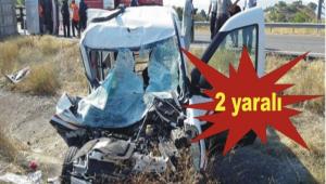 SEBZE Y�KL� KAMYONA ARKADAN �ARPTI
