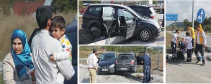Bolu'da trafik kazas� 2 yaral�