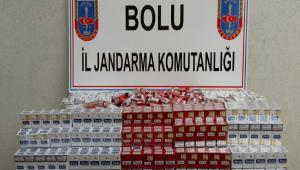 Otob�ste 2 bin ka�ak sigara