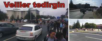 Ko� �lkokulu velileri o yoldan tedirgin
