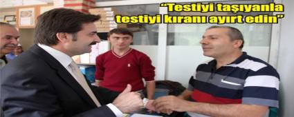Acemilerle u�ra�may�n dedi, vatanda�a b�yle seslendi: