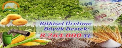 Bitkisel �retime b�y�k destek