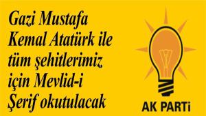AK PART�'DEN HALKA MEVL�D-� �ER�F DAVET�