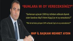 �Sand�kta elinizi vicdan�n�za koyun'