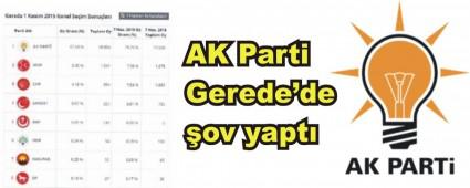 AK Parti Gerede'de fark att�