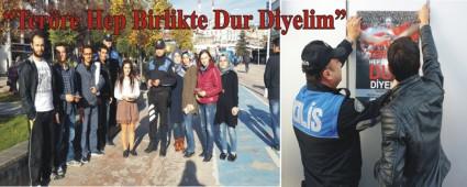 Polis ve ��renci el ele