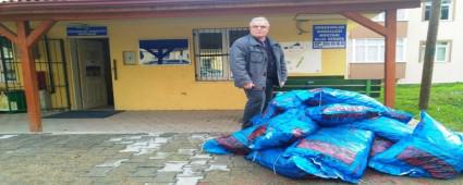 Muhtarl�k binalar� i�in k�m�r deste�i