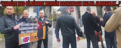 F�GEN Y�KSEKDA�'A PANKARTLI TEPK�