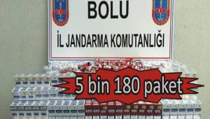 Bolu'da ka�ak sigara operasyonu