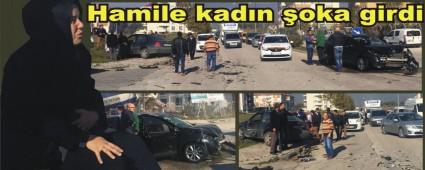 Hamile kad�n k�l pay� kurtuldu