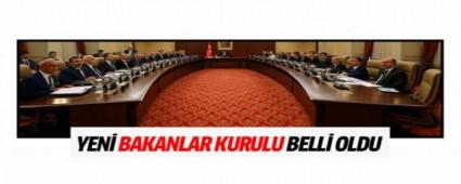 ��TE YEN� BAKANLAR KURULU