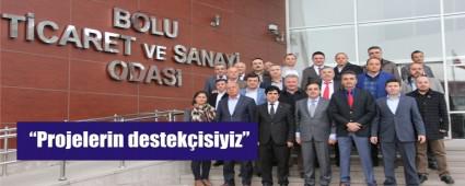 Ak Parti'den i� d�nyas�na ziyaret