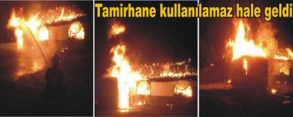 D�NLENME TES�S�NDE �IKAN YANGIN KORKUTTU