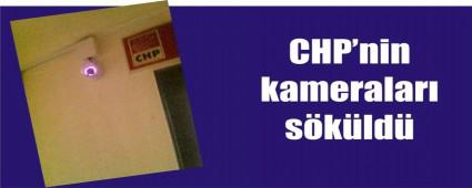 CHP'de kameralar kald�r�ld�