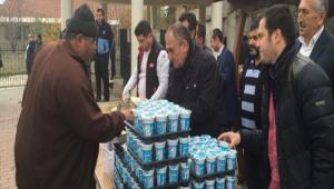 Cuma g�nleri etli pilav ve ayran da��t�lacak