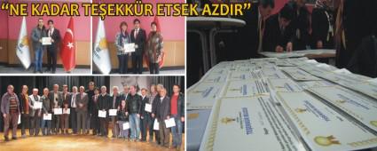 AK PART�'DE �SANDIK BA�KANLARI� UNUTULMADI