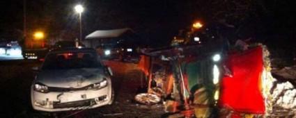 ABANT'TA OTOMOB�L FAYTON KAZASI