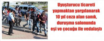 Mahkemede ailesiyle vedala�t�