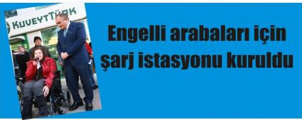 Engelliler i�in �arj istasyonu