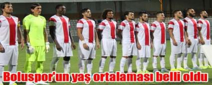 Boluspor'da ya� ortalamas� 27,02