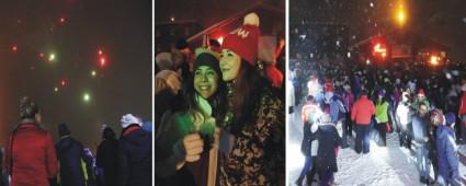 Eksi 16 derecede yeni y�l� kutlad�lar