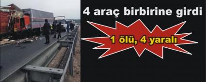 Zincirleme trafik kazas� 