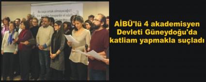 Devleti katliam yapmakla su�lad�lar