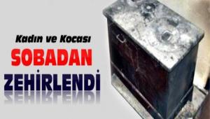 Kar�-koca sobadan zehirlendi
