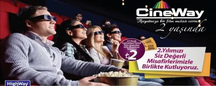 Cineway 2. Y�l�n� Kutlayacak