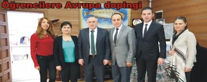 Atat�rk Ortaokulu'ndan Ba�kan Y�lmaz'a ziyaret
