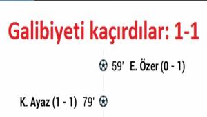 Yeni�a�a galibiyeti ka��rd�: 1-1