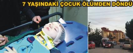 OKULU �IKI�I OTOMOB�L�N �ARPTI�I �OCUK YARALANDI