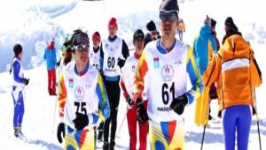 Sporcular�m�z kayakl� ko�uda �ov yapt�