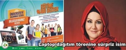 Laptop da��t�m t�renine �kbal G�rp�nar kat�l�yor