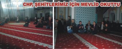 CHP, �EH�TLER�M�Z ���N MEVL�D OKUTTU