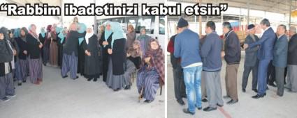 Umreye gidenler i�in u�urlama t�reni