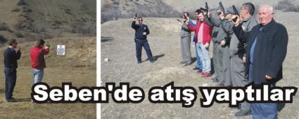 Silah e�itimine Seben'de devam edildi