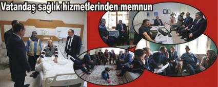 Y�lmaz hasta ziyaretlerine bu hafta da devam etti