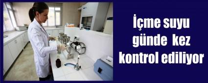 ��me suyu g�nde 3 defa kontrol ediliyor