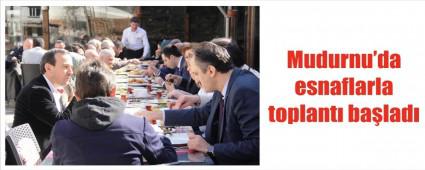 Mudurnu'da esnaf toplant�lar�