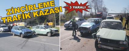 BOLU'DA TRAF�K KAZASI : 3 YARALI