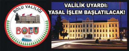 D�KKAT BOLU VAL�L���'NDEN A�IKLAMA!