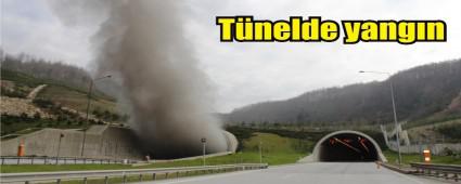 Bolu T�neli'nden dumanlar f��k�rd�