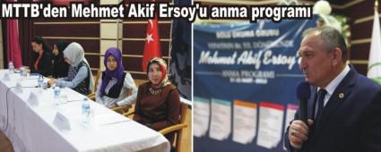 Mehmet Akif Ersoy'u Anma program�na kat�ld�