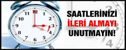 SAATLER�N�Z� �LER� ALMAYI UNUTMAYIN!