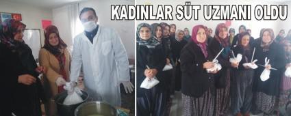 KADINLAR S�T UZMANI OLDU