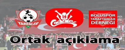 Taraftarlar yine a��klama yapt�
